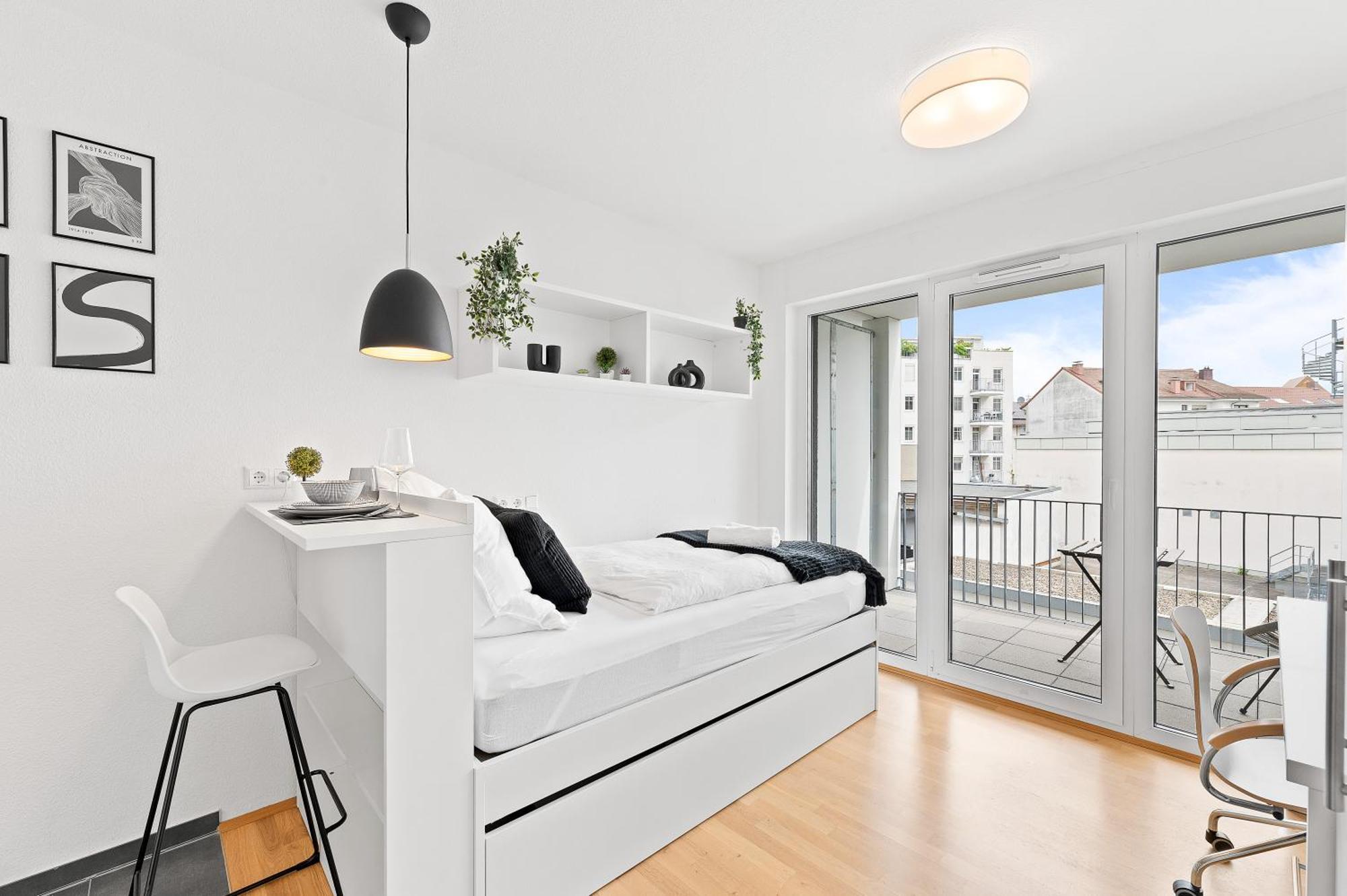 Modern, Zentral, Homeoffice, Netflix *